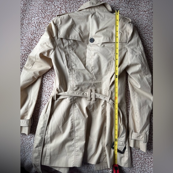 Stradivarius tan trench coat size S - Picture 13 of 14